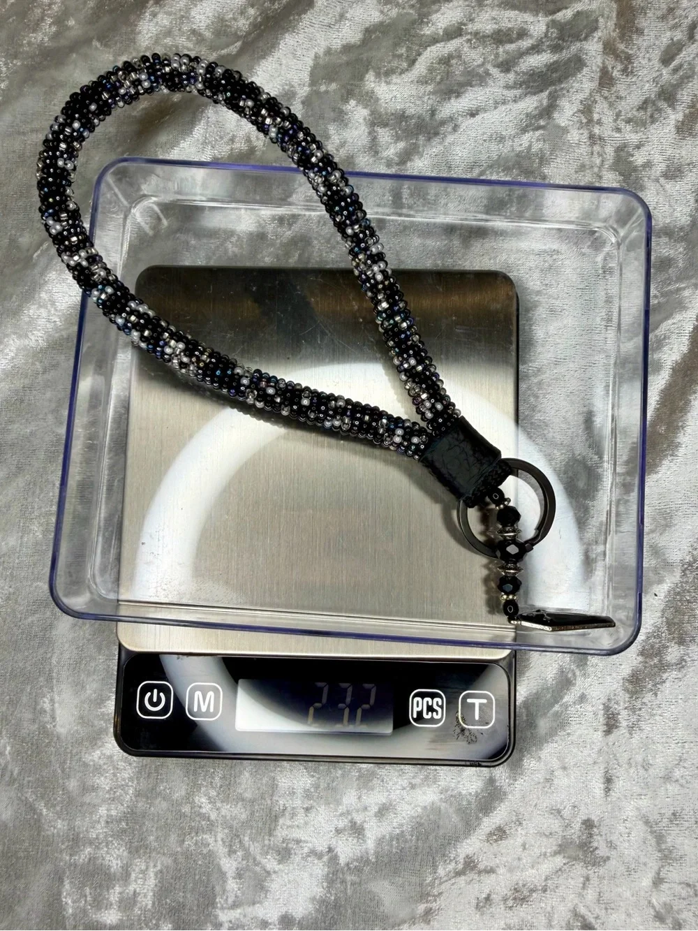 Halloween Theme Keychain with Coffin Charm - “Graveyard”